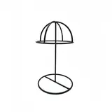 Présentoir chapeau en métal noir Ø 15 x H 26 cm - Présentoirs divers