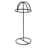 Présentoir chapeau en métal noir Ø 15 x H 36 cm - Présentoirs divers