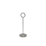 Porte-étiquette inox ø 5 x H 15 cm – Support numéro de table - Porte numéro de table - Lot de 5 - Porte-affiches à poser