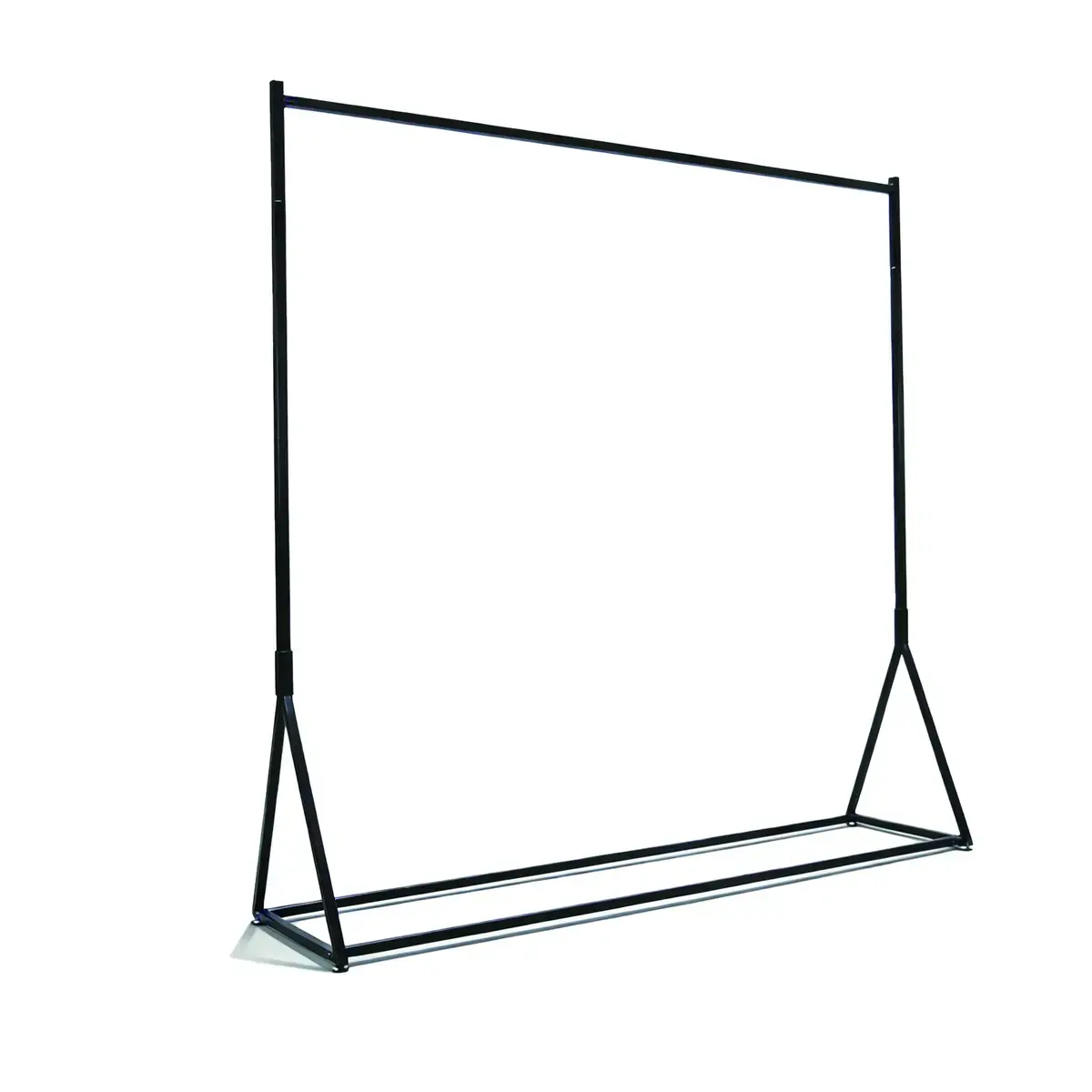 Portant vêtements droit fixe noir L.150 x P.40 x H.160 cm - Portants à vêtements droits