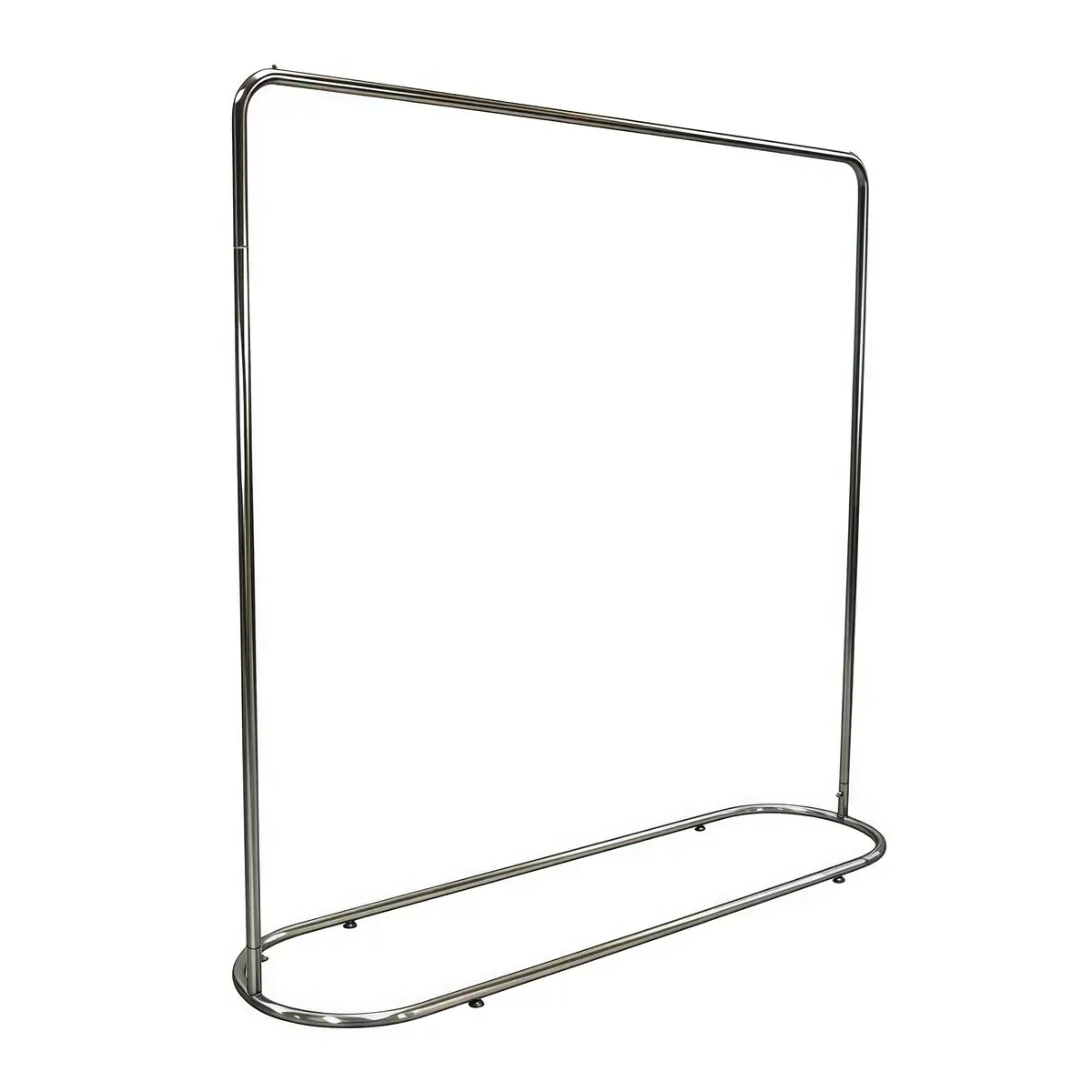 Portant droit fixe inox L.150 x P.40 x H.160 cm - Portants à vêtements droits