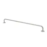 Barre de penderie déportée en inox L 100 x P 12 cm - Accessoires muraux