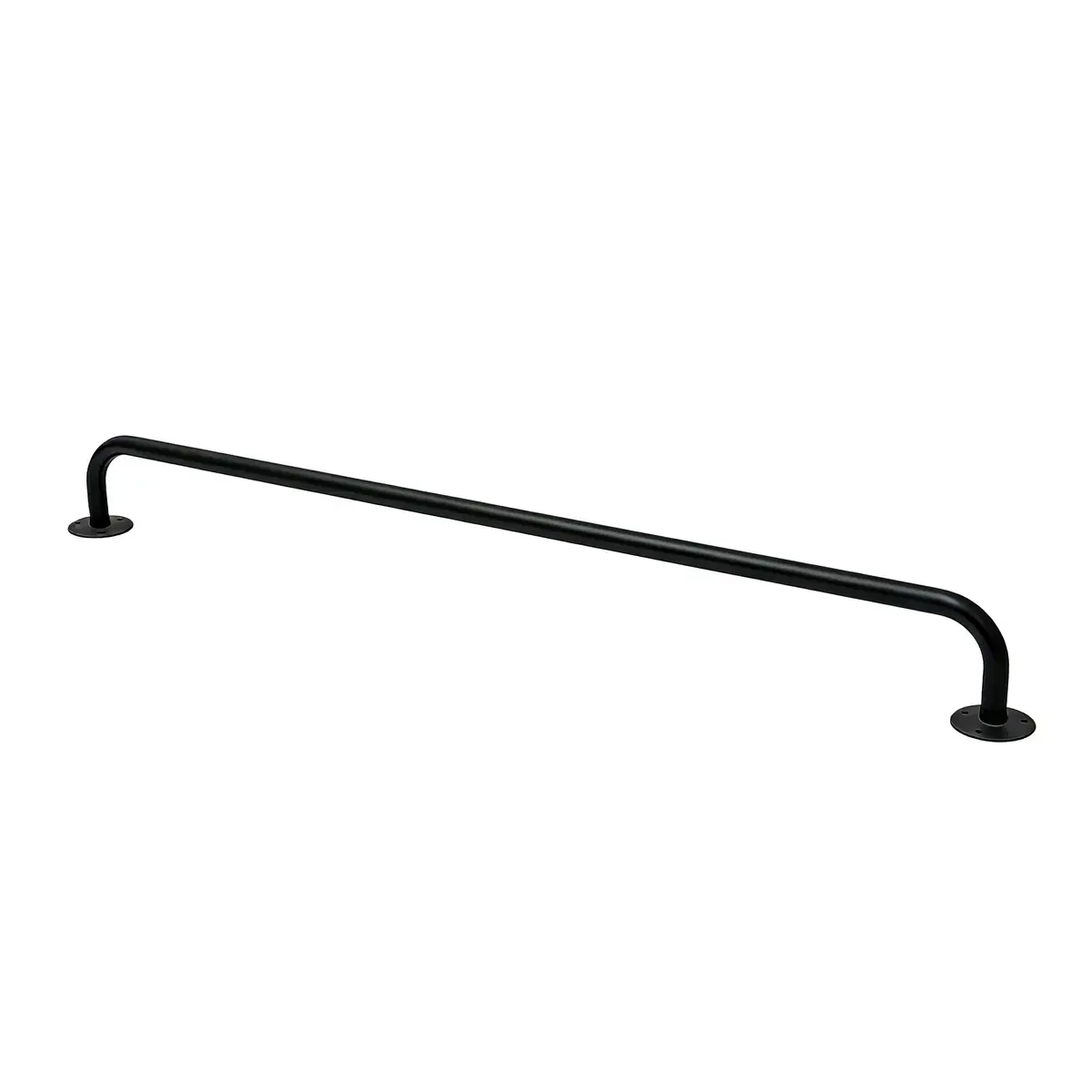 Barre penderie déportée murale noire L.100 x P.12 cm - Accessoires muraux