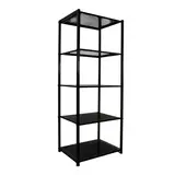 Étagère 5 niveaux en métal noir L 50 x P 40 x H 160 cm - Étagères de réserve