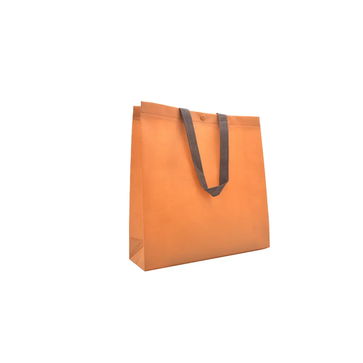 Sac polypropylène non tissé avec pression 22,5 x 10 x 25 cm - Sac cabas polypropylène – Terracotta - Paquet de 20 - Sacs non tissés, Sacs polypropylène