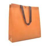 Sac polypropylène non tissé avec pression 32,5 x 10 x 33,5 cm - Sac cabas polypropylène – Terracotta - Paquet de 20 - Sacs non tissés, Sacs polypropylène
