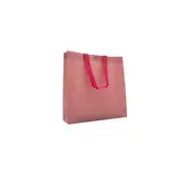 Sac polypropylène non tissé avec pression 22,5 x 10 x 25 cm - Sac cabas polypropylène – Rose - Paquet de 20