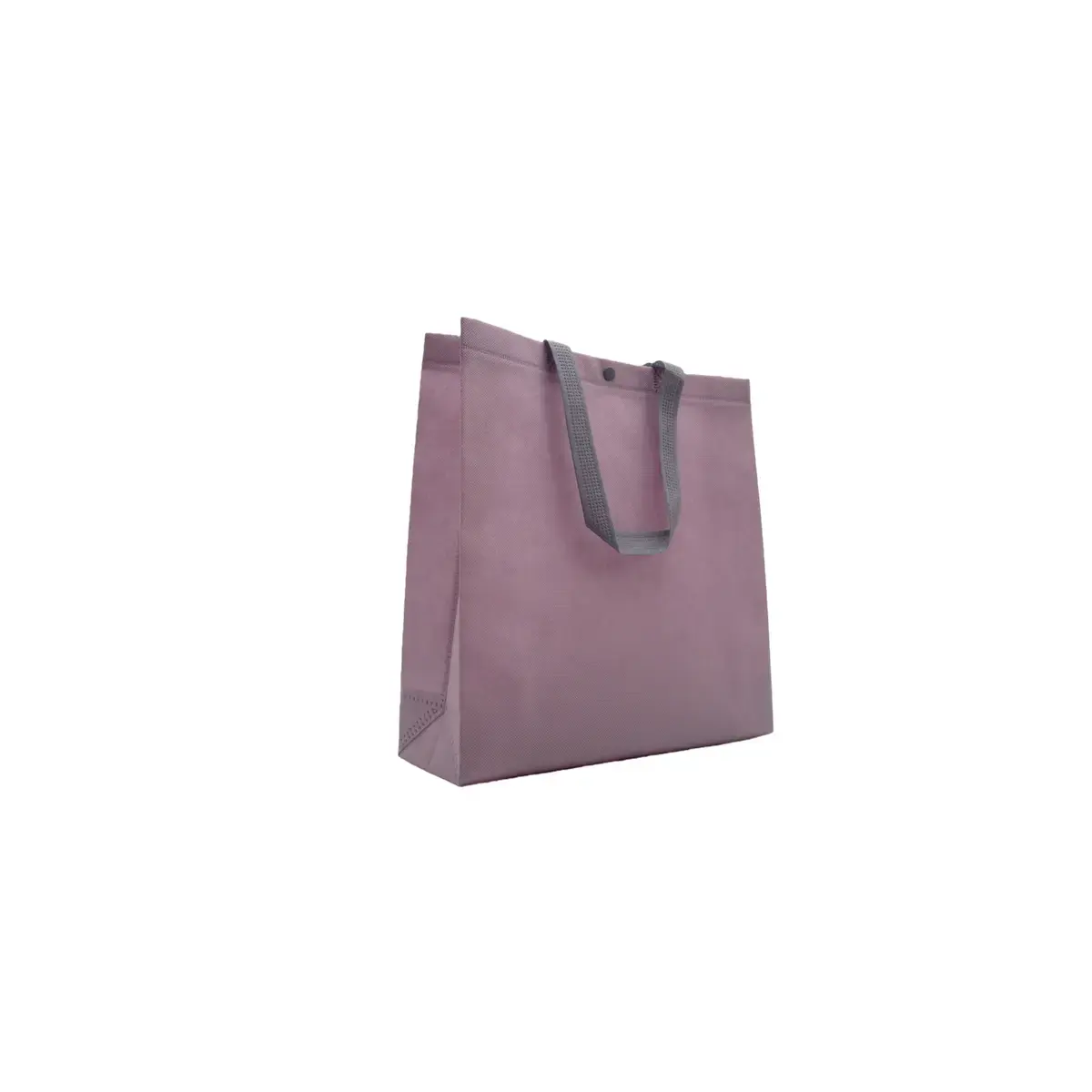 Sac polypropylène non tissé avec pression 22,5 x 10 x 25 cm - Sac cabas polypropylène – Violet - Paquet de 20 - Sacs non tissés, Sacs polypropylène