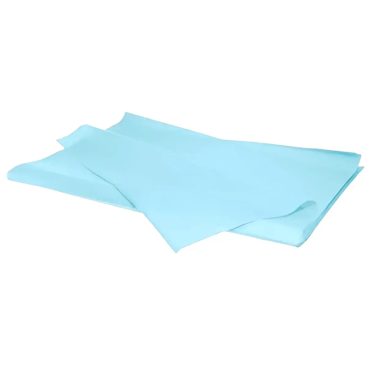 Papier de soie bleu arctique 17 g/m² 50 x 75 cm – Rame de 240 feuilles - Papiers de soie
