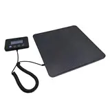 Balance postale numérique noire – Pèse-colis 200 kg plateau 27,7 x 27,7 cm - Emballage d'expédition