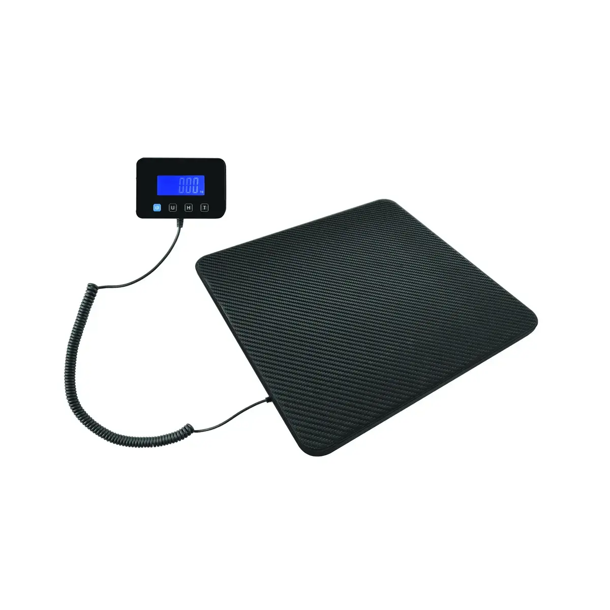Balance postale numérique noire – Pèse-colis 200 kg plateau 27,7 x 27,7 cm - Pèses colis et pèses lettres-3