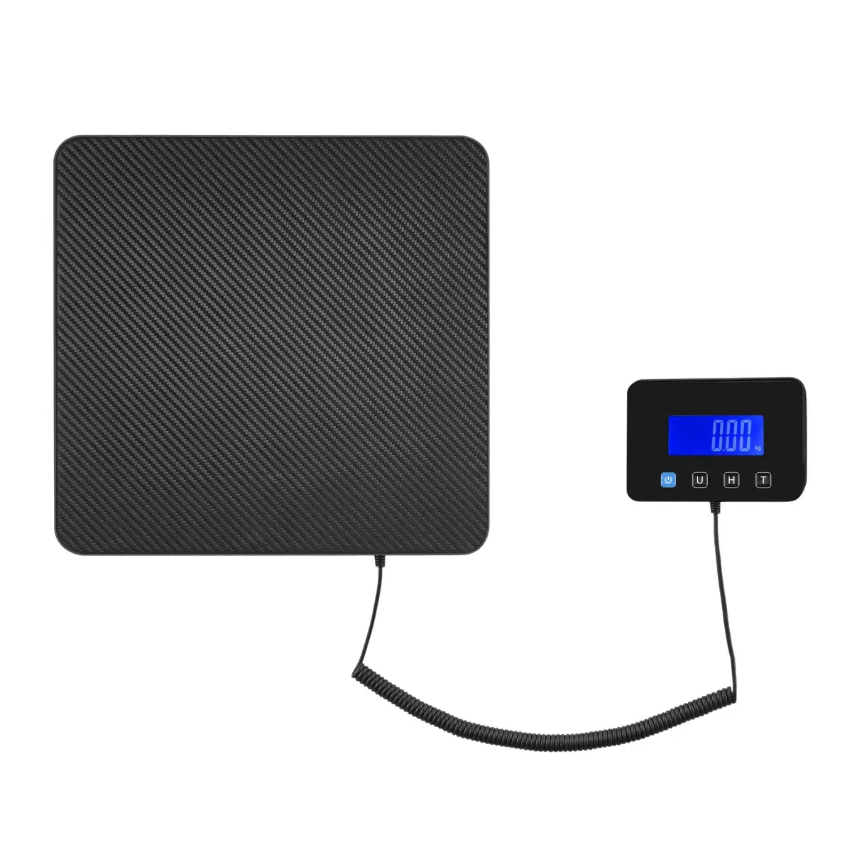 Balance postale numérique noire – Pèse-colis 200 kg plateau 27,7 x 27,7 cm - Pèses colis et pèses lettres-9