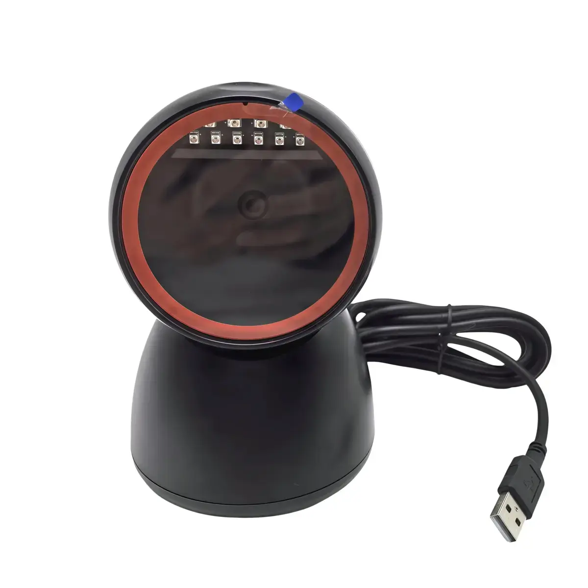 Scanner de comptoir 1D/2D noir – Lecteur de code barre mains libres USB - Caisses enregistreuses