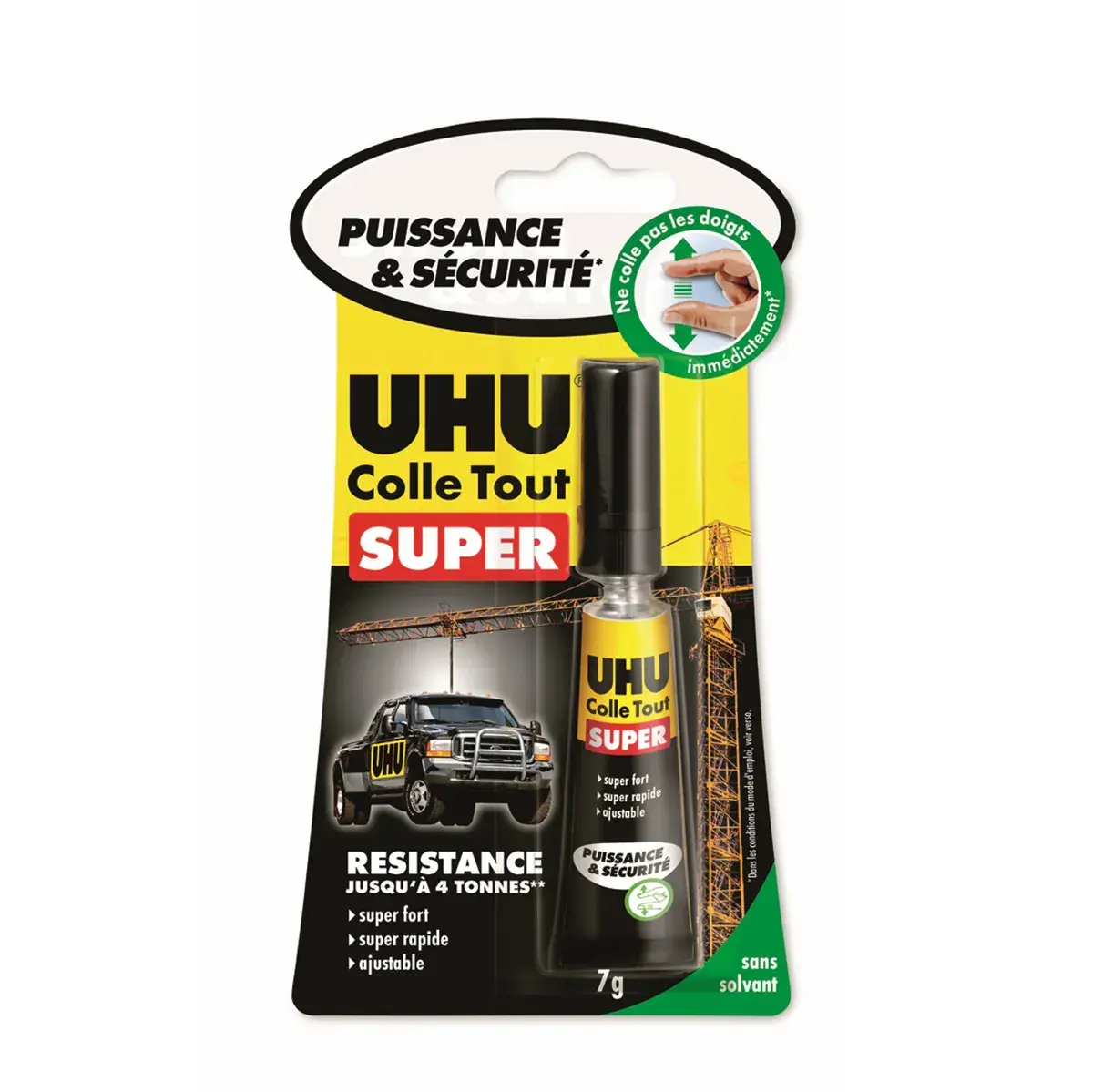 Colle super forte UHU Colle Tout 7 g - Colle universelle - Colle multi-usages - Colles
