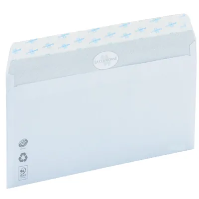 Enveloppe blanche DL 110 x 220 mm 80g sans fenêtre La Couronne - Paquet de 100 - Enveloppes blanches, Enveloppes kraft-4