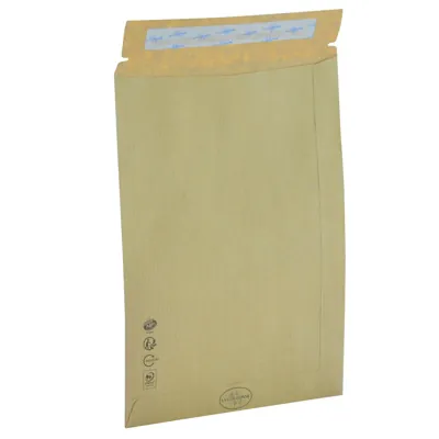 Pochette B5 kraft brun sans fenêtre La Couronne 176 x 250 mm 90g – Paquet de 50 - Enveloppes blanches, Enveloppes kraft-4