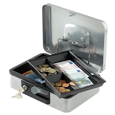 Caisse à monnaie 3 cases - Caisses à monnaie