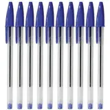 Stylos Bic cristal - bleu - lot de 10 - Stylos billes