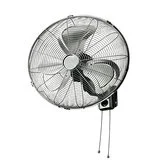 Ventilateur mural industriel 510 mm 150W chrome/noir inclinaison réglable 3 vitesses - Ventilateur oscillant - Ventilateurs