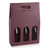 Boîtages 3 bouteilles - Coffrets pour bouteilles de vin, Boîtes pour bouteilles de vin
