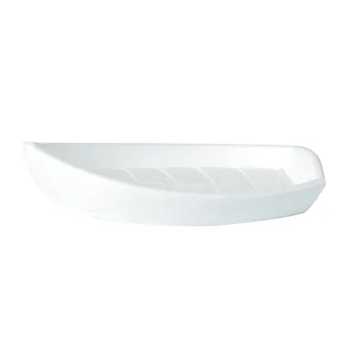 Plateau pour fruits de mer 2 - 3 parts forme bateau 42,9 x 24,6 x 10,2 cm - Lot de 50 - Plateaux de service, Plats jetables