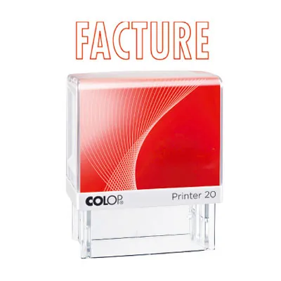 Tampon encreur Printer 20 formule commerciale FACTURE - Tampons encreurs, Encres pour tampons