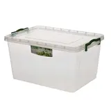 Bac de rangement plastique 23L transparent 45 x 31 x 25 cm