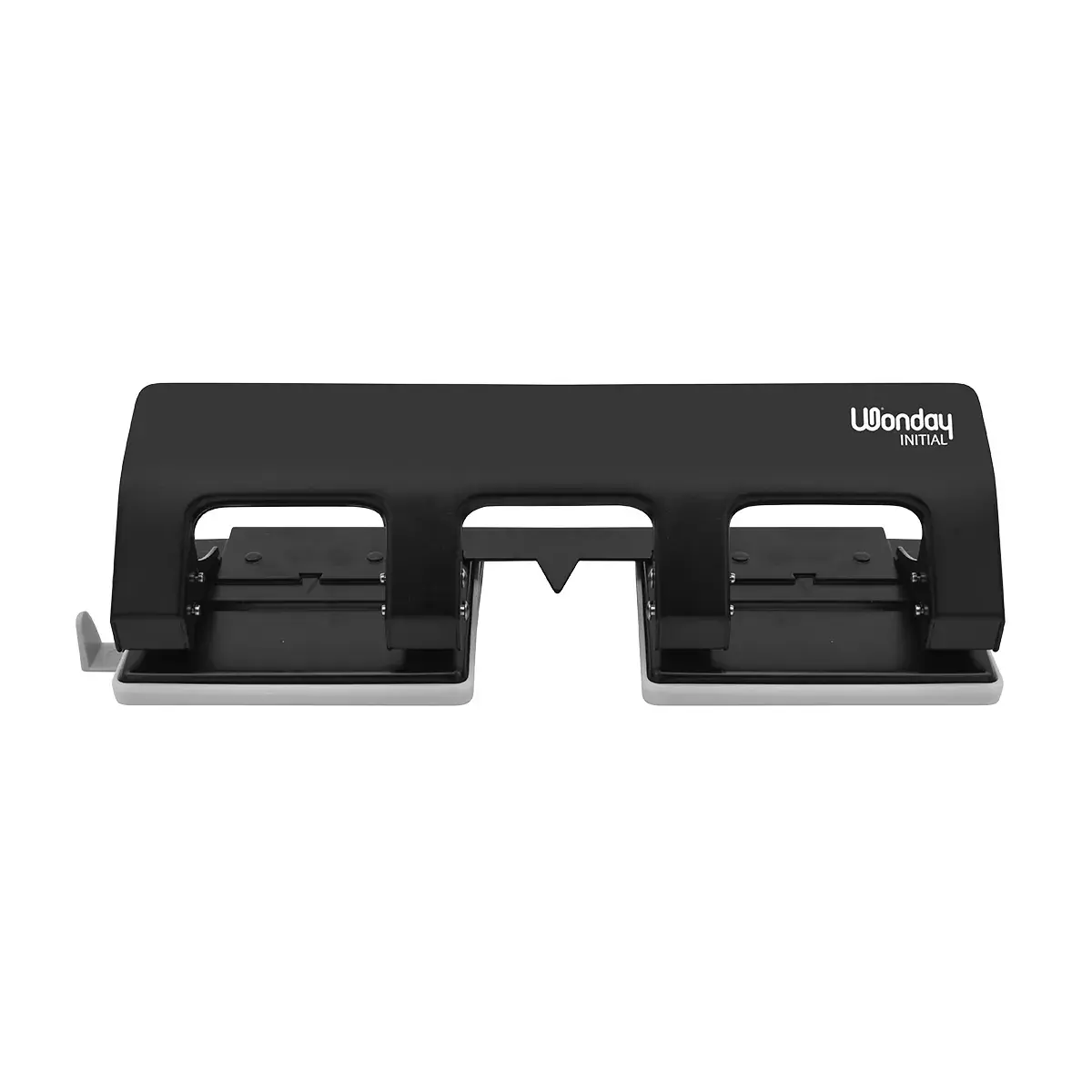 Perforateur 4 trous capacité 20 feuilles Wonday – Entraxe 80 mm avec guide de réglage - Noir - Perforateurs