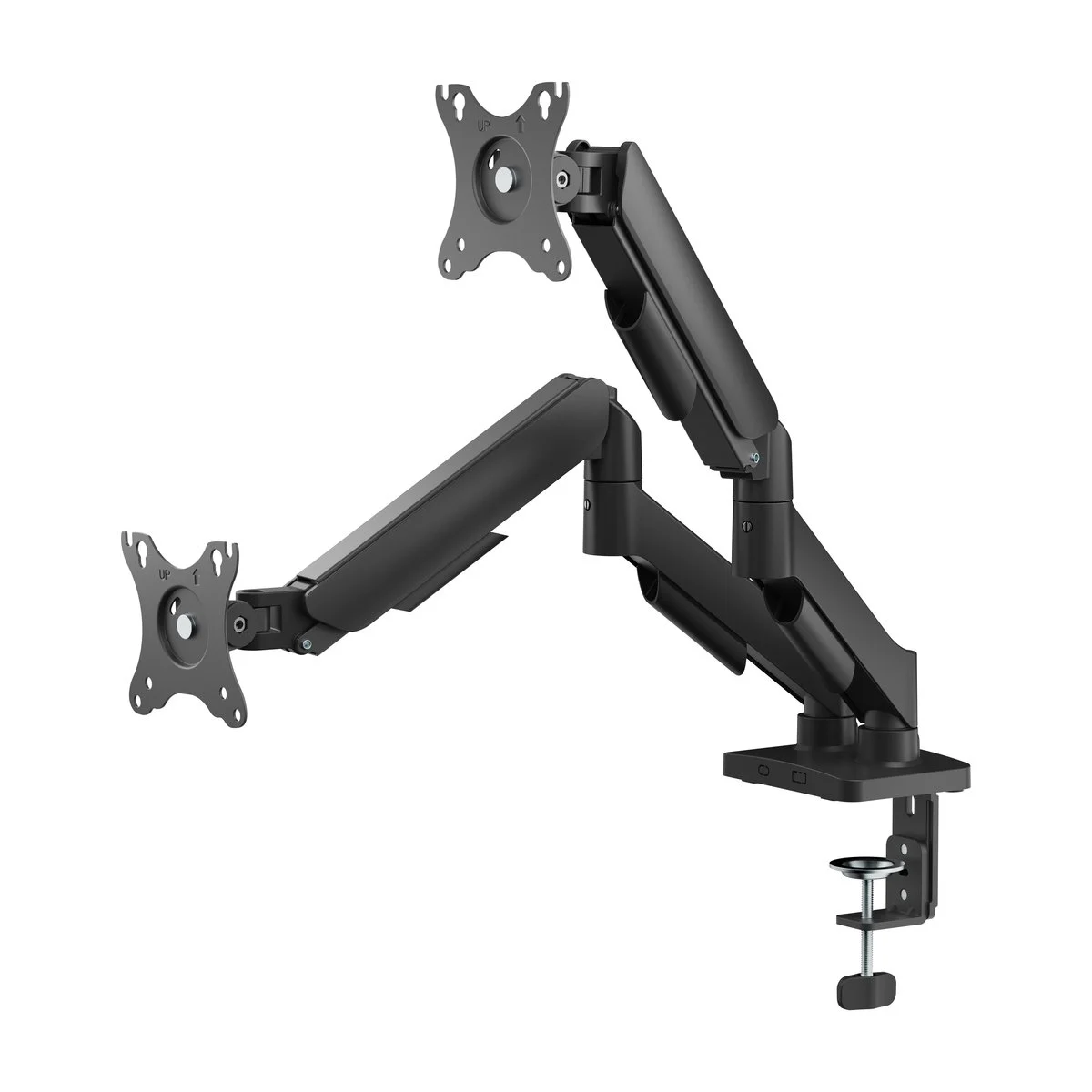Bras articulé pour 2 écrans compatible VESA - Ergonomie bureautique -2