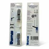 Support mural balai double fixation + crochet 235mm - Balais et pelles