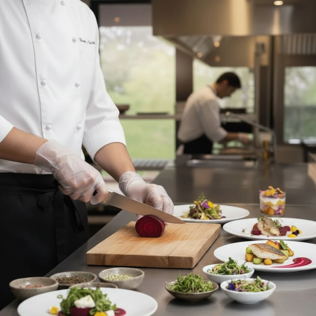 Gants TPE transparents non poudrés sans latex - Taille M – Boîte de 100 - Gants jetables-3