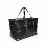 Sac de déménagement noir 100 L, 70 x 35 x 42 cm – Sac de stockage - Grand sac de rangement - Manutention, Stockage, Electricité