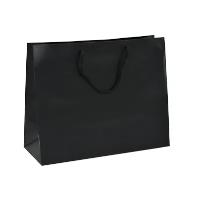 Sacs pelliculés mats à poignées cordelette - Sacs pelliculés poignées cordelette