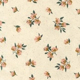 Papier cadeau naturel à motif floral 70 cm x 50 m - Papiers cadeaux kraft à motifs