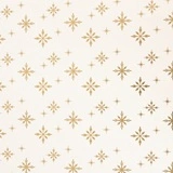 Papier cadeau Noël Flocons Or / Blanc 70 cm x 50 m - Papier cadeau pro - Emballage cadeau Noël - Papier cadeaux couchés à motifs