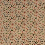 Papier cadeau kraft motif floral retro naturel – Papier cadeau pro - Rouleau de 70 cm x 50 m - Papiers cadeaux kraft à motifs