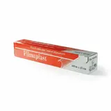 Film étirable alimentaire en boîte distributrice avec lame plastique Filmaplast - Rouleau de 45 cm x 300 m