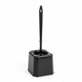 Combiné WC brosse boule + bac - Pot avec brosse WC - Brosse pour toilette - Noir - Accessoires WC