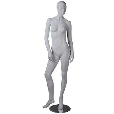 Mannequin femme, tête et cheveux sculptés - Mannequins femmes