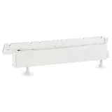 Embase pour montant - Ligne Store blanc pas de 25 mm