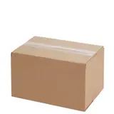 Caisse carton - Caisse américaine carton hauteur variable - carton simple cannelure 60 x 40 x 20/30 cm – Lot de 10