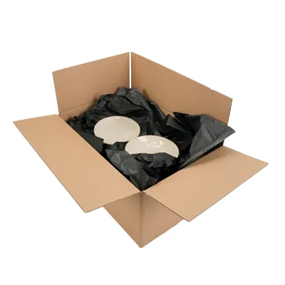 Caisse carton - Caisse américaine carton hauteur variable - carton simple cannelure 60 x 40 x 20/30 cm – Lot de 10 - Caisses américaines cartons-3