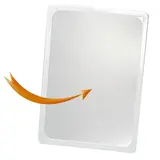 Pochette porte-affiche A4 PVC transparente – protection affiche – Lot de 10 - Porte-affiches à clipser - à pincer