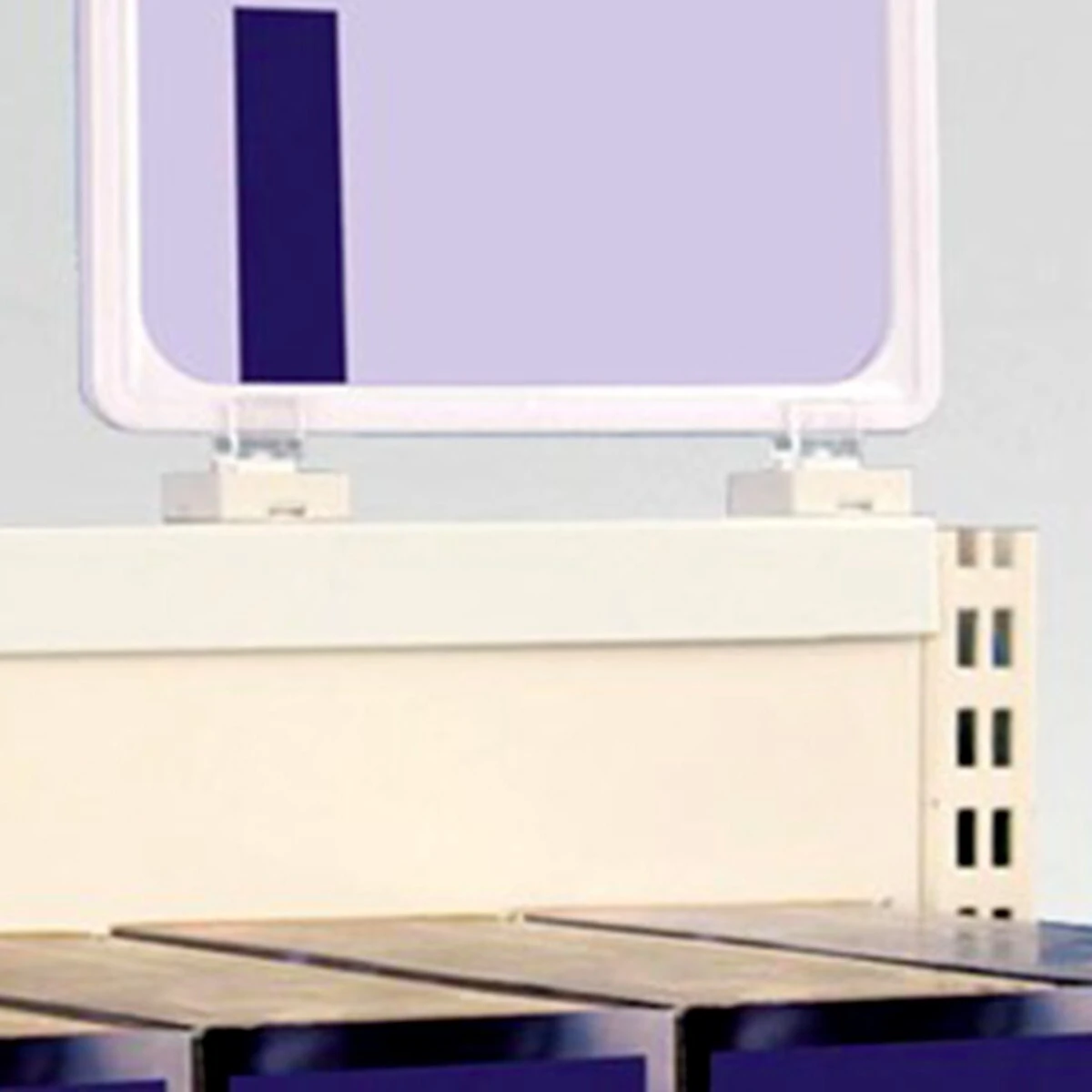 Base magnétique pour cadre ou porte-étiquette 5,9 x 4 cm - Blanc – Paquet de 10 - Stop-rayon-5