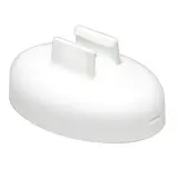 Base magnétique pour cadre ou porte-étiquette 5,9 x 4 cm - Blanc – Paquet de 10