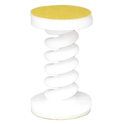Clip ressort adhésif pour stop-rayon ø18 x 30 mm - Blanc – Paquet de 20 - Stop-rayon