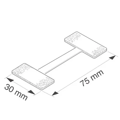 Twisteur adhésif aluminium 30 x 75 cm - Stop-rayon – Paquet de 20 - Stop-rayon-3