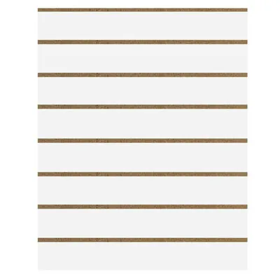 Panneau rainuré érable 96,2 x 120 cm entraxe 15 cm ép. 18 mm - Panneau rainuré pour gondole - Fonds rainurés Ligne Store