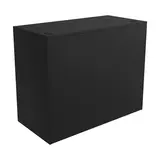 Comptoir d'accueil Soft Black - L 110 x P 53 x H 88 cm - Comptoirs Boutique