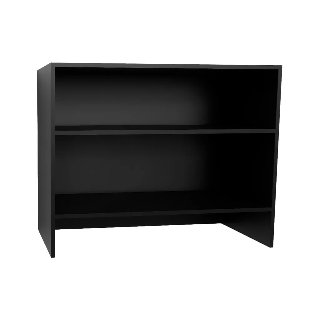 Comptoir d'accueil Soft Black - L 110 x P 53 x H 88 cm - Comptoirs Boutique-2